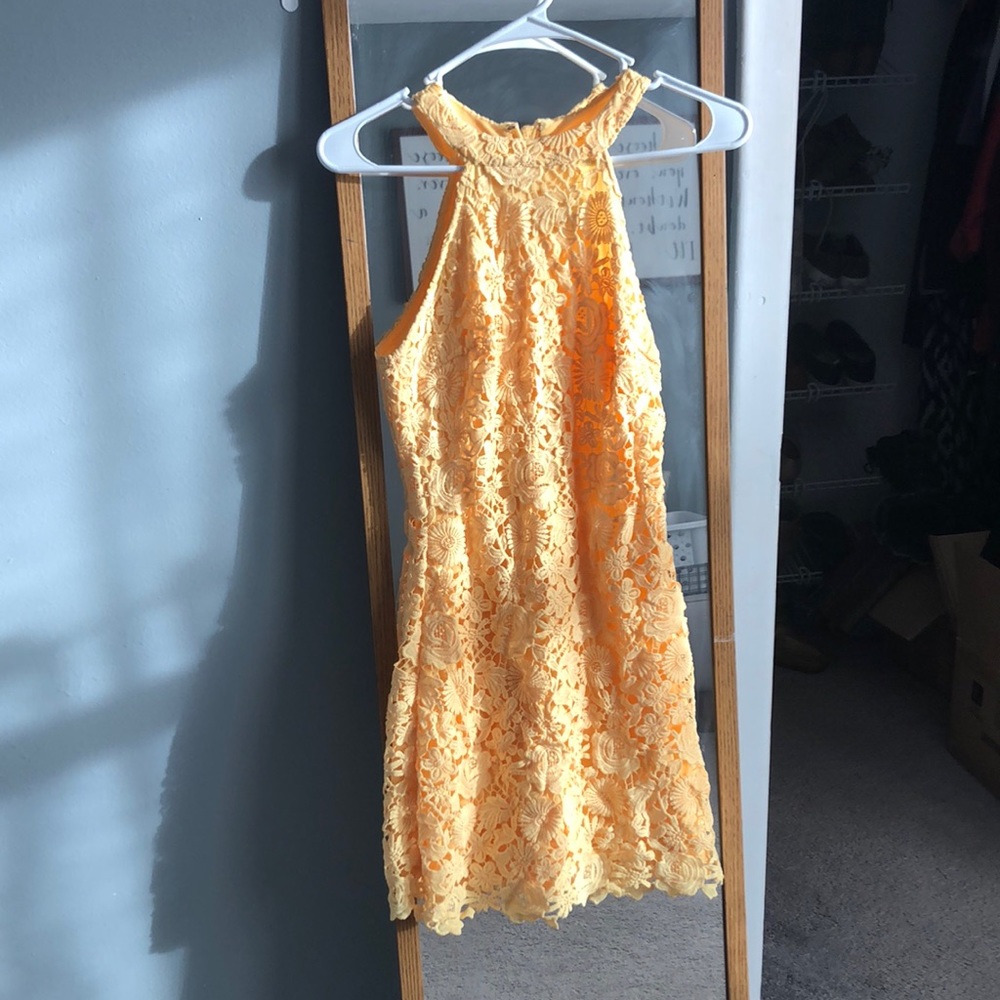 Lulus yellow dress